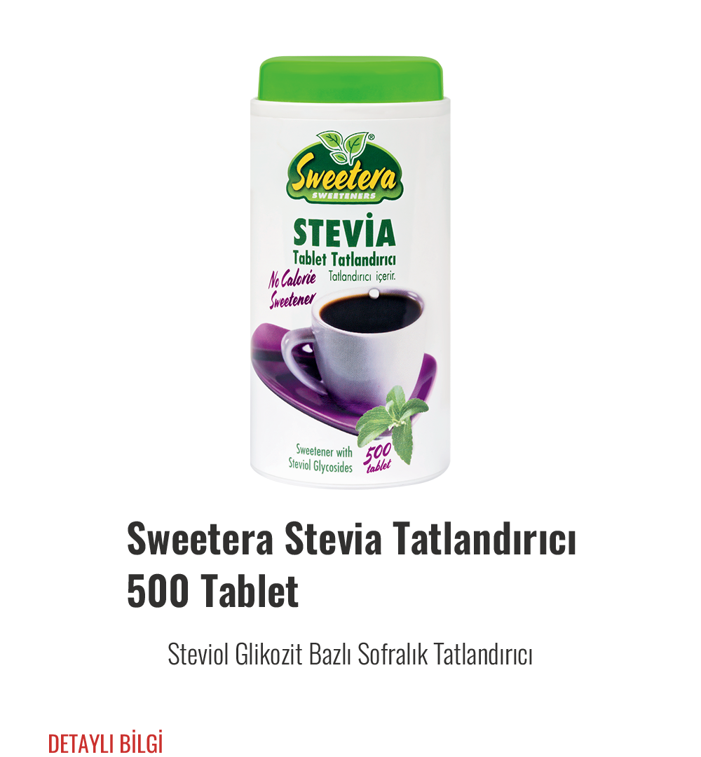 Sweetera Stevia Tatlandırıcı 500 Tablet